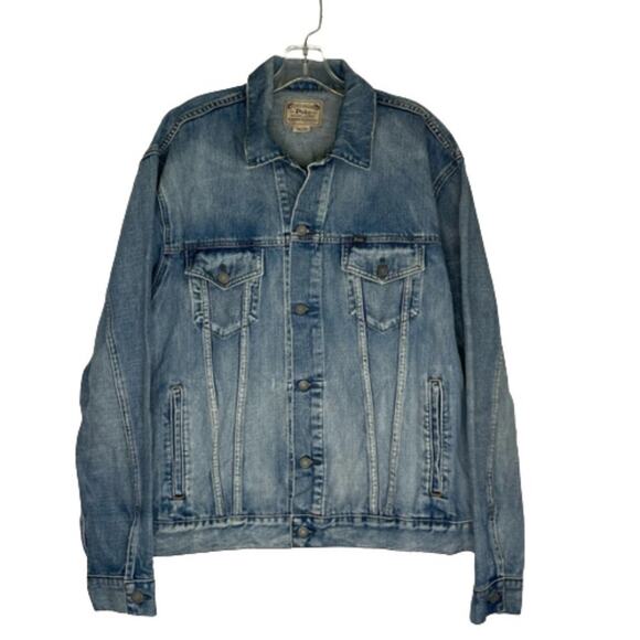 Polo Ralph Lauren Alpine denim jean jacket XLT NWOT - Picture 1 of 12